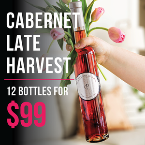 FEBRUARY SPECIAL - $99 FOR 12 bottles of Market Collection Cabernet Select Late Harvest (375ml)