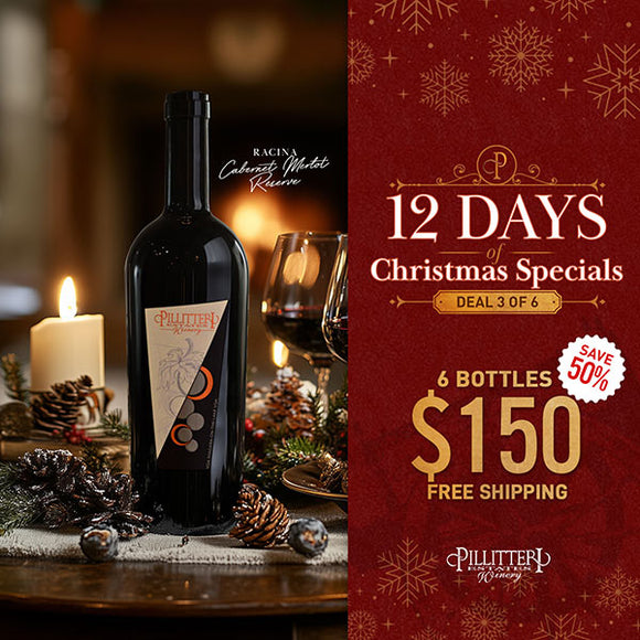 CHRISTMAS DEAL - $150 for 6 bottles of RACINA CABERNET MERLOT RESERVE - FREE SHIPPING IN ONTARIO