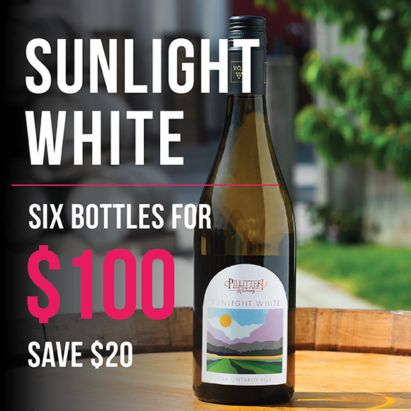 FEBRUARY SPECIAL - 6 BOTTLES FOR $100 SUNLIGHT WHITE, LOW ALCOHOL WHITE WINE