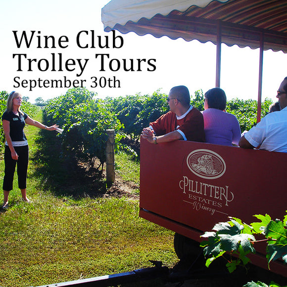 Wine Club Trolley Tour and Harvest Party